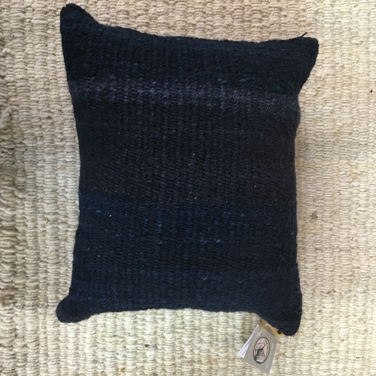 Navy blue pillow